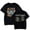 Black, variant on Blake Shelton women's and men's retro casual fashion short sleeved T-shirt tops