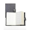 Scully Black Pebbled Calf Leather Desk Size Tel/Adrress Book 2145-12-24-F NEW