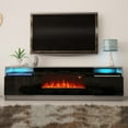 thumbnail image 2 of York 02 Electric Fireplace Modern 79" TV Stand, 2 of 8