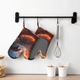 thumbnail image 6 of Gaeub Fire Sky Dragon Print Oven Mitts and Potholders BBQ Gloves,Oven Mitts with Silicone, Non-Slip Cooking Gloves for Cooking Baking Grilling (2 Count), 6 of 6
