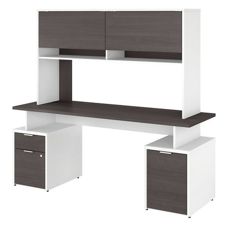 Bush Business Furniture Jamestown 72w Desk With Storage And Hutch