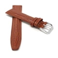 thumbnail image 2 of 18mm Womens', Lizard Style, Leather Watch Band Strap, Glossy, 2 of 7