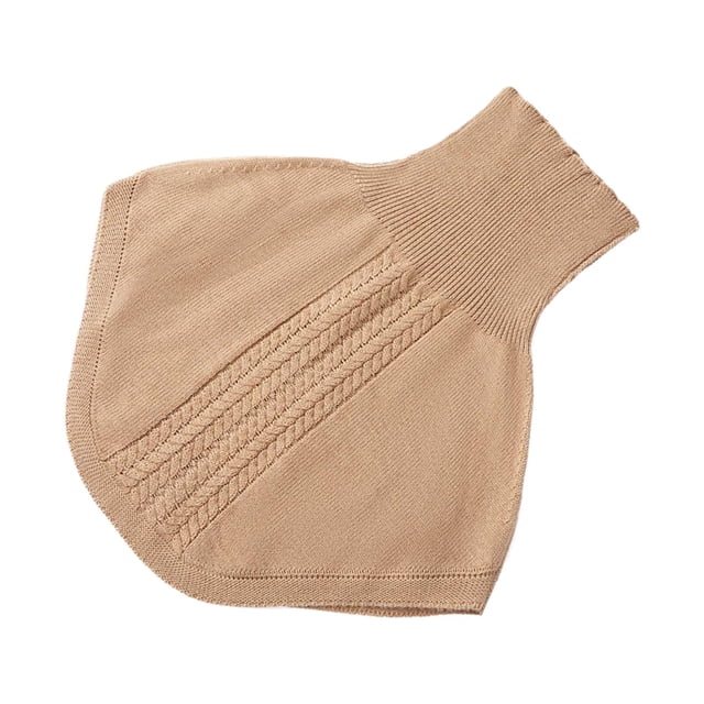 Couverture Rafraîchissante d'Été Douce et Chaude à Col Montant pour Femmes, Col Roulé Tricoté, Col Dickey, Demi-Blouse d'Hiver, Chandail pour Femmes, Coton Rafraîchissant, Légère et Respirante, Couverture d'Été
