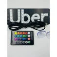 thumbnail image 3 of Letrero luminoso LED para automóvil con 10 colores que cambian con interfaz USB, interruptor de luces para facilitar la ubicación de los pasajeros durante la noche, con ventosas, 3 of 5