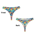 thumbnail image 3 of Fotbe Colorful Fish 1 Tanga Sin Costuras para Mujer con Estampado – Panties Invisibles, Transpirables y Cómodos para Uso Diario-XX-Large, 3 of 6