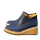 thumbnail image 4 of Zapatos de mujer Botines de tacón de cuña Cremallera lateral plana Punta redonda Color sólido Botas de plataforma desnuda Wmkox8yii sa2383, 4 of 5