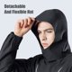 thumbnail image 3 of Traje para hombres motocicleta recaer impermeable de lluvia para motocletas con juego de reflejo impermeable de impermeable, 3 of 7