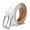 Essential White, variant on KML Durable Men's Genuine Leather Casual Belt, Essential Brown, 34 in