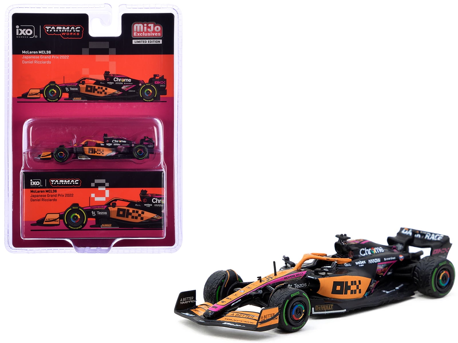 McLaren MCL36 #3 Daniel Ricciardo Formula One F1 