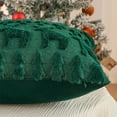 thumbnail image 4 of putnchl Christmas Pillowcase, Plush Snowflake, Christmas Tree, Embroidered Wool, Living Room Sofa Cushion, Holiday Party Decoration Pillow Cover, 4 of 5