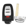 thumbnail image 1 of Unique Bargains 4 botones Key Fob Case Keyless Entry Remote Key Shell para Audi A4 A5 S5 Q5 con Blade No Chip, 1 of 1