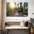 thumbnail image 3 of Elephant Stock Sequoia Log Tunnel Road Wall Art - Horizontal Canvas Wall Art - Living Room Wall Decor - Transportation Canvas - Green And Beige Decor - 51" x 34", 3 of 8