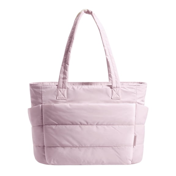 20L Tote Bag for Women, Lightweight Puffy Tote Bag with Compartments Shoulder Bag Handbag for Travel, Work