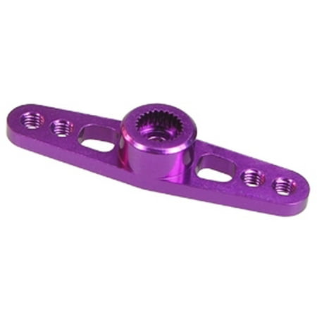 Futaba Crystal - Integy RC Toy Model Hop-ups 3RAC-HFD30/PU 3Racing 3.0mm Aluminium Double Servo Arm For Futaba - Purple