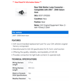 thumbnail image 2 of Rear Side Marker Lamp Connector - Compatible with 2007 - 2008 Saturn Aura - AC Delco, 2 of 2