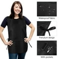 thumbnail image 5 of Universal Cobbler Apron Hair Stylist Smocks Unisex Salon Hairdresser Cape Chefs Waiters Sleeveless Workwear Vest for Cooking Cleaning, 5 of 7