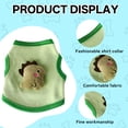 thumbnail image 3 of TELOLY Kitten Clothes,Polyester Puppy Clothes for 3.31-4.41 Lbs Kittens and Puppies,Dinosaur Cotton Breathable Dog Costumes for Small Dogs,Green,S, 3 of 7