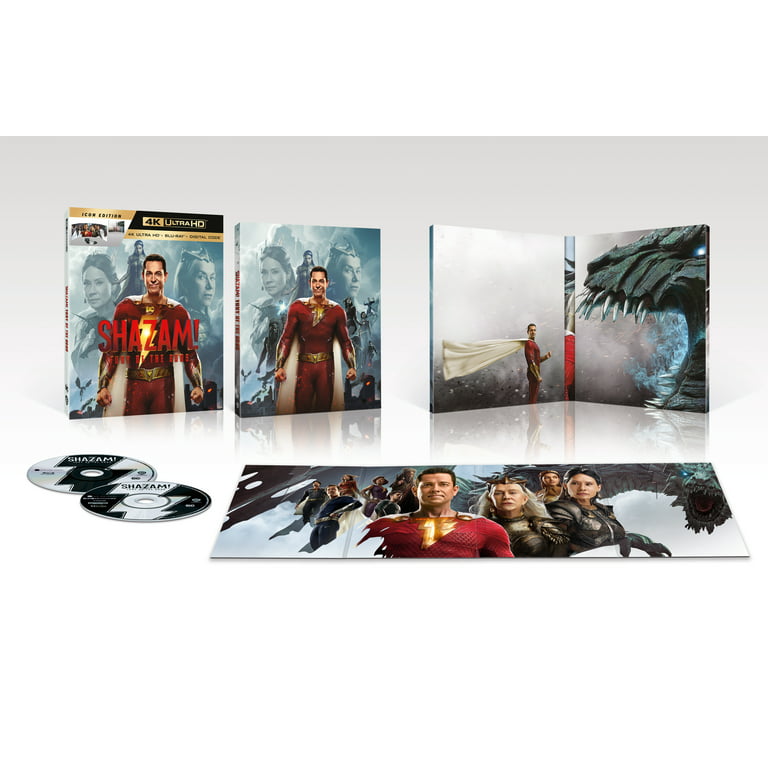 Shazam! Fury of the Gods [SteelBook] [4K Ultra HD Blu-ray/Blu-ray] [Only @  Best Buy] [2023] - Best Buy
