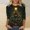Olive Green, variant on Christmas Tree Printed T-Shirt for Women Loose Fit Round Neck Holiday Graphic Tee Green 5XL