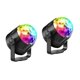 thumbnail image 1 of 2pcs Light Evening Stage Lamp Nightclub Lighting Projector Spotlight Effect Stage Remote Control For Party, Evening, Bar, Birthday, Club, Dj Disco, Gi, 1 of 5