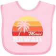 thumbnail image 3 of Inktastic Maui Hawaii Retro Sunset Boys or Girls Baby Bib, 3 of 4