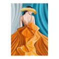 thumbnail image 1 of 16 x 20 pulgadas DIY pintura al óleo sobre lienzo pintura por kit de número encantadora niña mujer yeacher tipo 3, 1 of 7