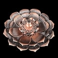thumbnail image 2 of Quemador de aleación de cobre, conos, incensario, loto Lotus Purple, 2 of 9