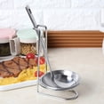 thumbnail image 4 of Soporte para cucharas de acero inoxidable, soporte para cucharas para utensilios de cocina, soporte para cucharas portátil de acero inoxidable de estilo occidental, 4 of 5