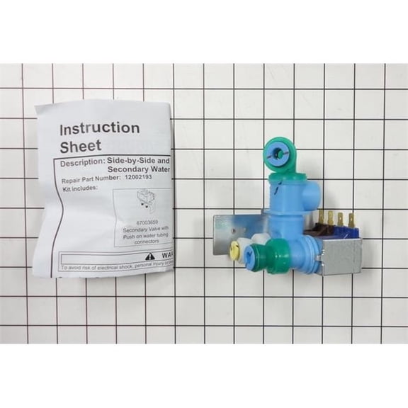 Whirlpool WPL12002193 Refrigerator Water Valve