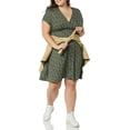 thumbnail image 3 of walmart Essentiels Femmes Robe Cache-Cœur Grande Taille_dnu, 3 of 6