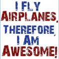 thumbnail image 3 of CafePress - I Fly Airplanes T Shirt - Men's Classic Graphic T-Shirt, 3 of 4