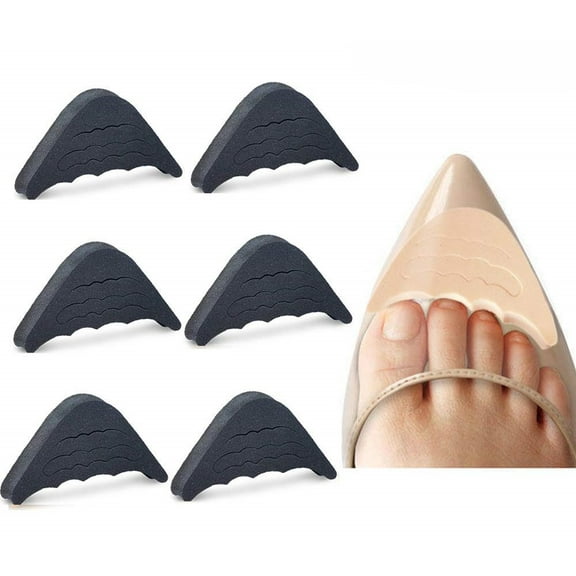 3 Pairs Adjustable Shoe Toe Filler, Shoe Inserts Reduce Slip Forward Impact Improve Shoes Slightly Too Big For Pumps Flats Sneakers High Heels Men Women Kids