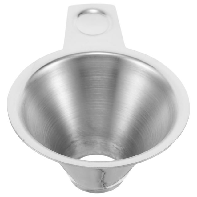 Embudos de acero inoxidable para tarros de cristal, embudo de boca ancha con asa para enlatar en la cocina, rellenar tarros de especias y condimentos, botellas regulares.