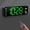 Green, variant on Digital Wall Clock Large Display With Remote Control Corded Led Alarm Clocks Date Week Temp Humidity Auto Dst Countdown For Living Room Bedroom Classroom Office (blue)