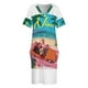 thumbnail image 4 of Bonito póster de viaje Vestido holgado con bolsillos Vestido de fiesta Vestidos de noche Vestidos de verano, 4 of 7