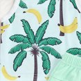 thumbnail image 5 of Toddler Baby Boy Outfits Summer Clothes Set Beach Tank Top and Beach Shorts Vacation Playwear Summer Outfits, 5 of 7