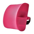 thumbnail image 1 of Milaget Back Support Cushion Breathable Lightweight Memory Foam for Sofa Home Gift Rose Red, 1 of 9