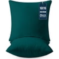thumbnail image 1 of Almohadas Utopia Bedding, color verde azulado oscuro, 40 x 40 cm, paquete de 2, 1 of 7