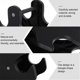 thumbnail image 2 of 1pc Dumbbell Storage Bracket Chic Dumbbell Display Rack Dumbbell Holding Stand, 2 of 5