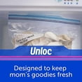 thumbnail image 3 of Ziploc Two Gallon Food Storage Freezer Bags, Grip 'n Seal Technology for Easier Grip, Open, and Close, 10 Count, 3 of 3