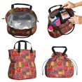 thumbnail image 2 of Pioneer Flower Floral Print Pattern Drawstring Lunch Bag Women - Drawstring Lunch Bag Insulated for Work Office - Stain-Resistant Large Lunchbags for Women with Multi-Pockets, 2 of 6
