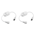 thumbnail image 1 of 1CH Ajuste Brillo 5V Perilla USB Tira Luces LED Regulador () Blanco, 1 of 7