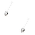 thumbnail image 1 of tamizeot Heart Shaped Stainless Steel Tea Infuser Spoon Strainer High Temperature Resistance Environmental for Protection Coating Steel Color 1pcs 2Set, 1 of 6