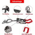 thumbnail image 2 of 4003 Toggle Latch Clamp 304 Stainless Steel Adjustable Draw Latch with Lock Hole, Heavy Duty Toggle Clamp for Tool Box, Smoker Lid, 2 of 7