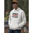 thumbnail image 2 of NASA Nasa Explorer Banner Hoodie Men -NASA Designs, Male XX-Large, 2 of 4