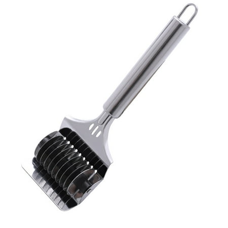

JWDX Shaver Clearance! Stainless Steel Spaghetti Maker Plaid Roller Dough Cutter Solid Practical Kitchen Accessories Tool Kitchen Grater Promotion Include 1Pc Noodle Cutter