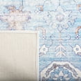 thumbnail image 3 of Safavieh  Handmade Saffron Nimet Modern Tribal Cotton Rug Aqua/Navy 3' x 5' 3' x 5' Indoor, 3 of 6