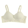 thumbnail image 1 of Teenage Girls Sports Bra with Adjustable and Removable Shoulder Strap Training Bra Pack Rose Gold, 1 of 4