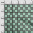 thumbnail image 1 of oneOone Organic Cotton Poplin Twill Fabric Tartan Check Printed Fabric 1 Yard 42 Inch Wide, 1 of 4