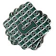 thumbnail image 2 of Letter J Football Green and White Foam Coaster Set of 4, 2 of 3